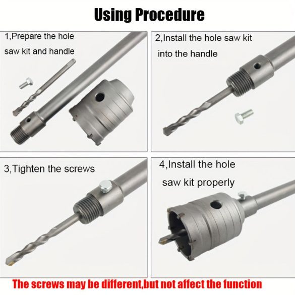 5 darabos Betonvágó készlet