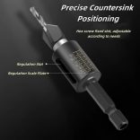 4 az 1-ben Countersink fúrókészlet