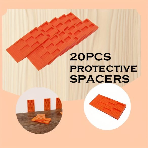 22 darabos fa padló beépítő szerszámkészlet fogantyúval, kopogó blokkal, rugós horoggal, 20 tömítéssel, univerzális padló beépítő készlet