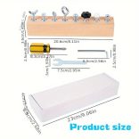 Kisgyermekek csavarhúzó és csavar edzési foglalkoztató játék 10 lyukú csavarozó játék