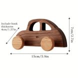 1 db/ 4 db-os fa autó fali akasztó készlet Klasszikus autók