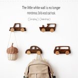 1 db/ 4 db-os fa autó fali akasztó készlet Klasszikus autók