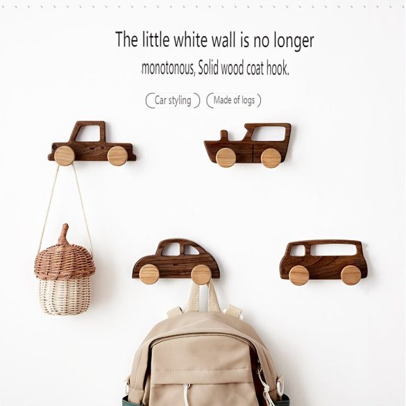1 db/ 4 db-os fa autó fali akasztó készlet Klasszikus autók