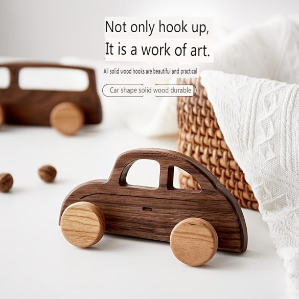 1 db/ 4 db-os fa autó fali akasztó készlet Klasszikus autók
