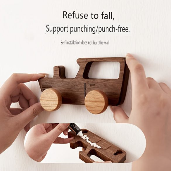 1 db/ 4 db-os fa autó fali akasztó készlet Klasszikus autók