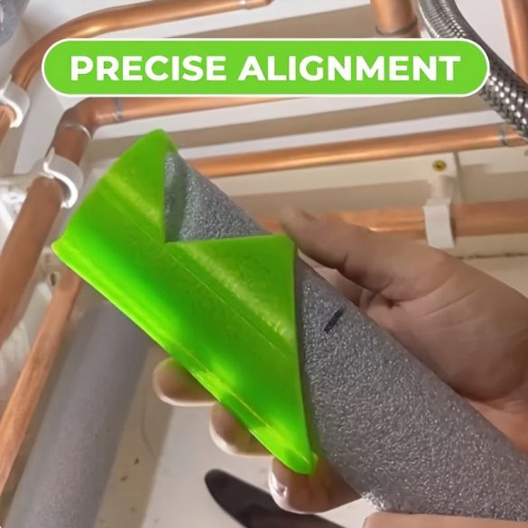 3 darabos habcsővágó készlet - Sokoldalú szigetelőeszközök lakossági, ipari és kereskedelmi használatra, 41mm, 46mm, 53mm-es csövekhez illeszkedik Zöld