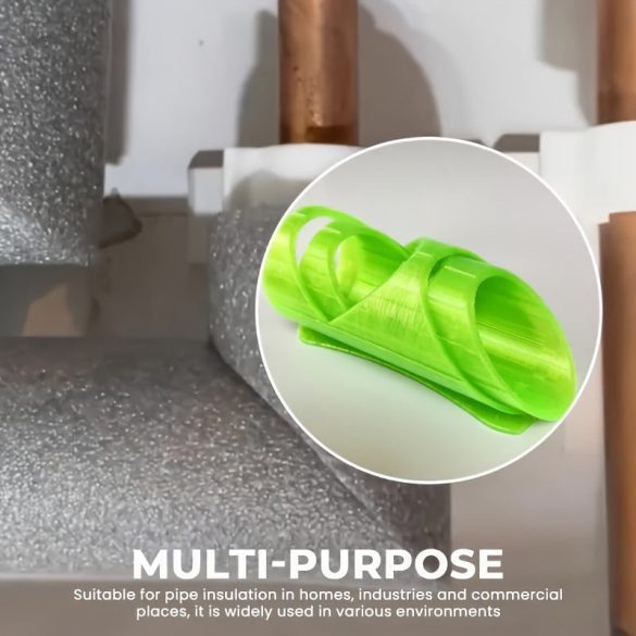 3 darabos habcsővágó készlet - Sokoldalú szigetelőeszközök lakossági, ipari és kereskedelmi használatra, 41mm, 46mm, 53mm-es csövekhez illeszkedik Zöld