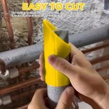 3 darabos habcsővágó készlet - Sokoldalú szigetelőeszközök lakossági, ipari és kereskedelmi használatra, 41mm, 46mm, 53mm-es csövekhez illeszkedik Sárga