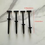 25/50/100db Nagy teherbírású, önzáró nejlon kábelkötők Fekete 100 darab