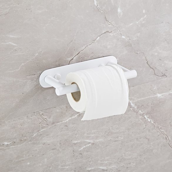 1db Öntapadó Vécépapír Tartó Csiszolt Arany Forgatható WC-papír Tartó