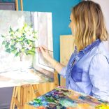 Ventilátor alakú művész ecsetkészlet