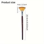 Ventilátor alakú művész ecsetkészlet