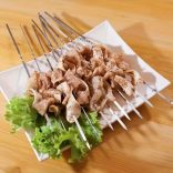 20/50db rozsdamentes acél grillező tűk, tartós, újrafelhasználható, könnyen tisztítható, alkalmas kültéri és beltéri grillezéshez Lapos bot-30cm - 20 db