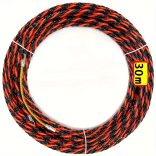 Villanyszerelő kábelhúzó szerszám, acél, nem fonott, tartós fém csatlakozók, rugalmas anyag a kábelek egyszerű behelyezéséhez és kihúzásához 10 M/32,8 Láb