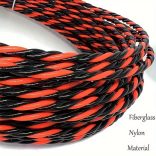 Villanyszerelő kábelhúzó szerszám, acél, nem fonott, tartós fém csatlakozók, rugalmas anyag a kábelek egyszerű behelyezéséhez és kihúzásához 10 M/32,8 Láb