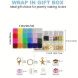 7200 db gyöngyökből készült karkötőkészítő készlet