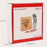 Oktató fa Geoboard gumi szalagokkal