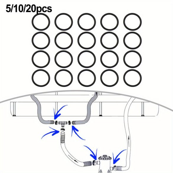 Medence szűrőrendszerhez való O-gyűrű készlet