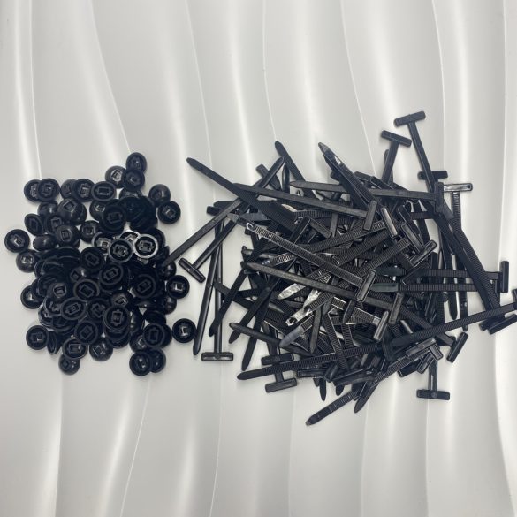 100 db Autóipari Kábelköteg Rögzítő