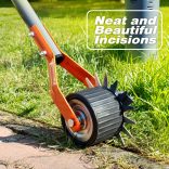 Kézi fűszegélyvágó 177 cm-es nyéllel – rozsdamentes szegélyvágó kerti utakhoz