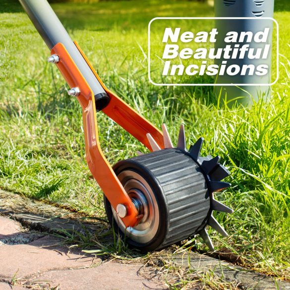 Kézi fűszegélyvágó 177 cm-es nyéllel – rozsdamentes szegélyvágó kerti utakhoz