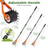 Kézi fűszegélyvágó 177 cm-es nyéllel – rozsdamentes szegélyvágó kerti utakhoz