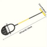 Kézi fűszegélyező lapát – Fogazott penge, ergonomikus markolat, kerti és lépcsővágáshoz