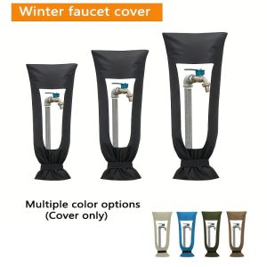 XXL téli csapfedél – 68×38 cm vízálló, szigetelt kültéri csapzokni, újrahasználható kivitel