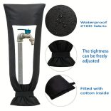 XXL téli csapfedél – 68×38 cm vízálló, szigetelt kültéri csapzokni, újrahasználható kivitel