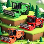 Játékautó Mérnöki Jármű Kombájnos Autó