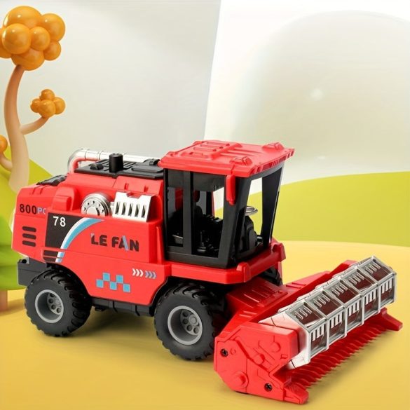 Játékautó Mérnöki Jármű Kombájnos Autó