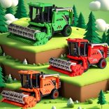 Játékautó Mérnöki Jármű Kombájnos Autó