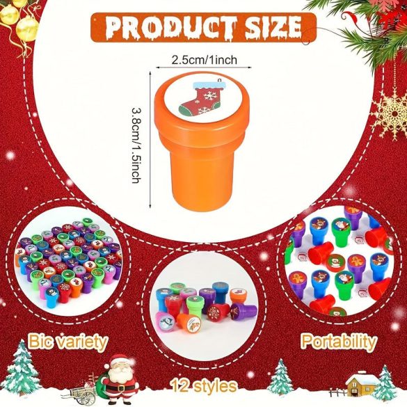 30 db Karácsonyi témájú bélyegző