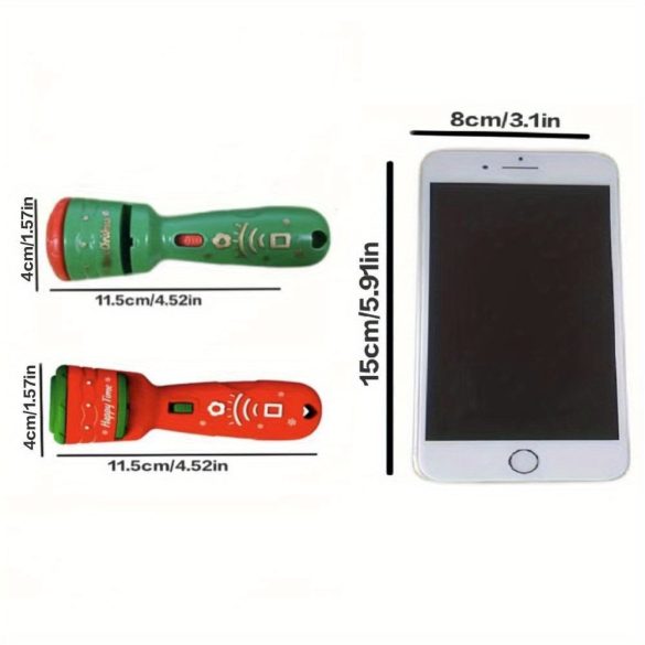 Karácsonyi gyerekek elektronikus projektor zseblámpa 24 mintával