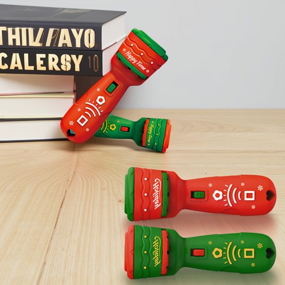 Karácsonyi gyerekek elektronikus projektor zseblámpa 24 mintával