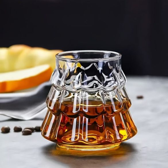 350 ml Karácsonyi üvegpohár