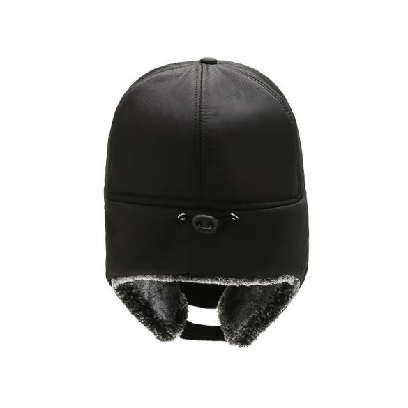 Vastag Műszőrmés Téli Sapka Arc és Fülvédővel