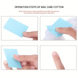 630 db eldobható körömtörlő körömlakk eltávolító szöszmentes puha párnák akril gél körömhöz