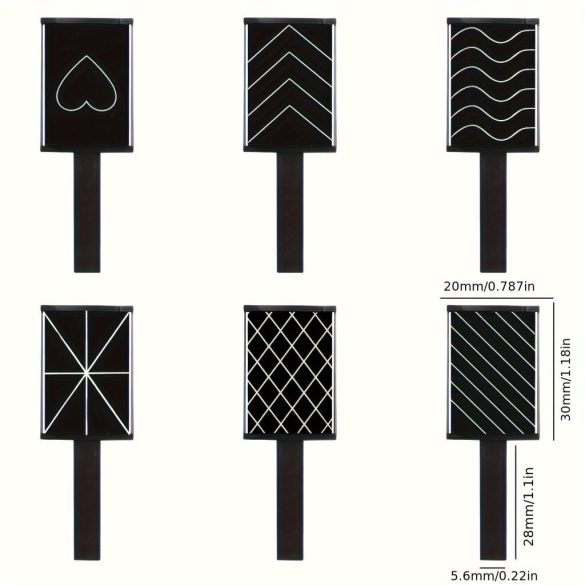 Mágneses pálca 3D mágneses macskaszem gélhez, varázslatos köröm művészeti manikűr eszköz, UV gél mágneses pálca manikűr köröm művészeti eszközök