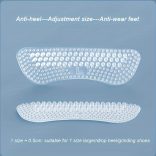 1 pár saroktartó betét, sarokpárna, túl nagy saroktartó cipő, puha sarokpárna betétek, magas sarkú bő tornacipőhöz, öntapadó