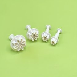   3/4 db-os, rugós kekszvágó készlet kreatív sütéshez, süteménydíszítéshez, fondant formákhoz, műanyag forma cukorkákhoz és sütikhez, sütőeszközök