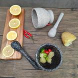 1 készlet, konyhai fokhagyma mozsár,  mozsár és mozsár készlet fokhagymaborshoz, fokhagymadaráló, háztartási chilidaráló