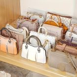 2db Átlátszó Műanyag 4-Rekeszes Táska Szervező