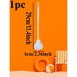 360°-os szilikon pohár tisztítókefe hosszú nyéllel