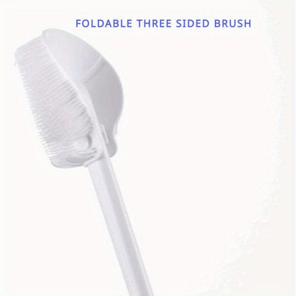 360°-os szilikon pohár tisztítókefe hosszú nyéllel