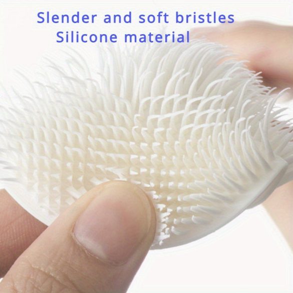 360°-os szilikon pohár tisztítókefe hosszú nyéllel