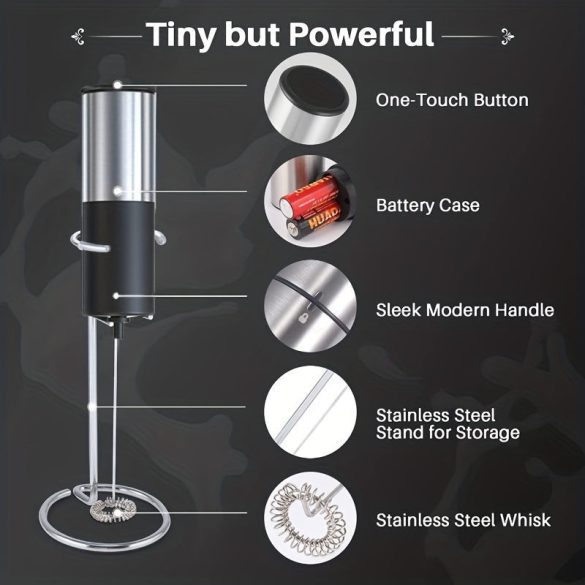 Gyors és egyszerű elektromos tejhabosító kávéhoz és még sok máshoz