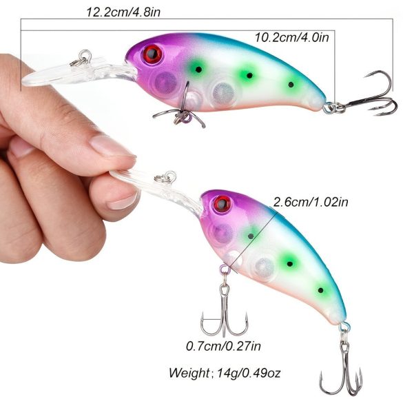 SOUGAYILANG Crankbait horgászcsali, mesterséges kemény csali
