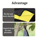 1db szuper nedvszívó horgásztörülköző karabinerrel