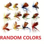 12 db-os prémium légy alakú csali készlet